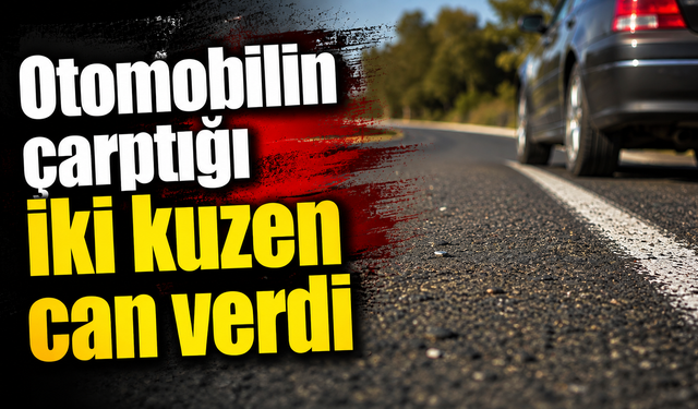 Kurtalan'da otomobilin çarptığı iki kuzen can verdi