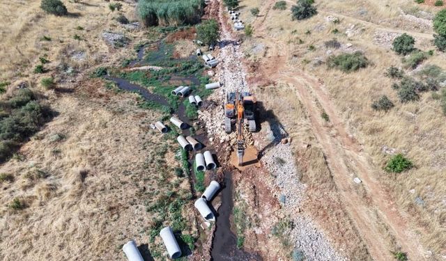 Mardin'de açıktan akan dereler tek tek yer altına alınıyor
