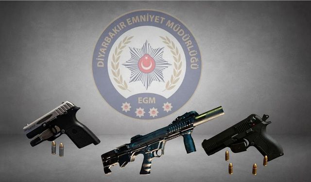 Diyarbakır'da Yunus timlerinden operasyon: Ruhsatsız silahlar ele geçirildi