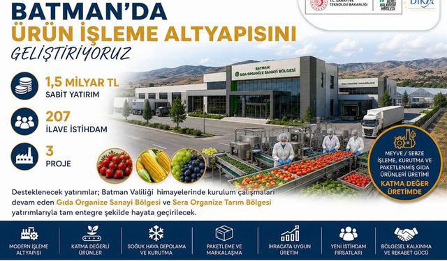 Yerel Kalkınma Hamlesi kapsamında Batman'da 4 proje onaylandı