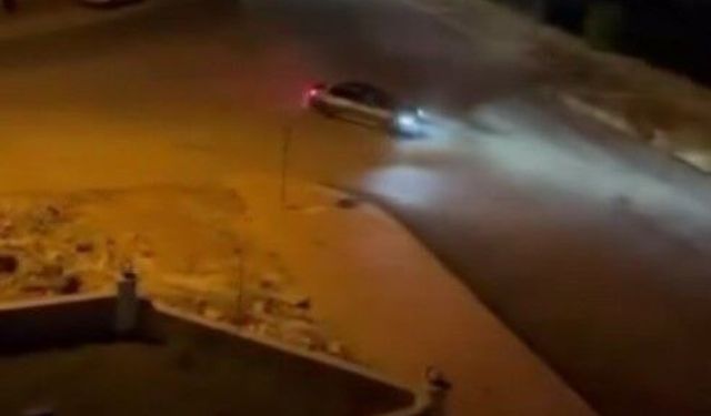 Gaziantep'te sürücünün drifti pahalıya patladı