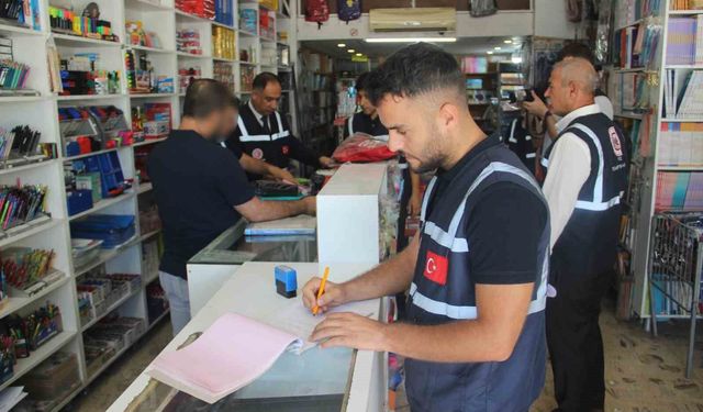 Şanlıurfa'da kırtasiye denetimlerinde 44 işletmeye ceza kesildi
