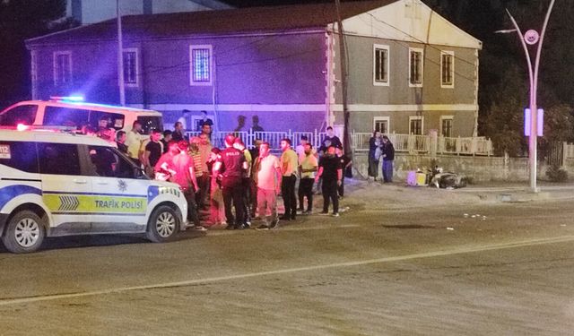 Batman'da motosikletli kurye ile otomobil çarpıştı: Bir yaralı