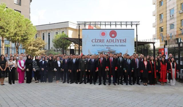 Cizre'de 2026-2027 adli yıl açılış töreni yapıldı