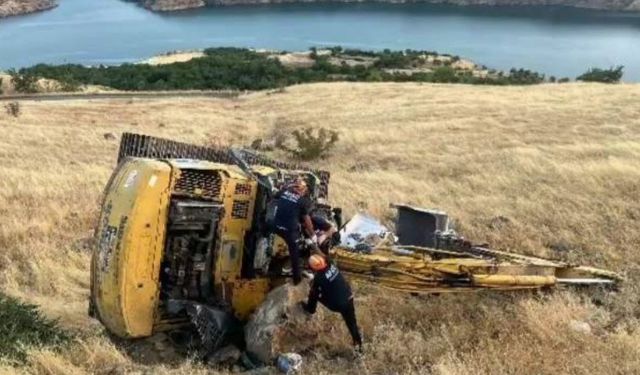Elazığ'da ekskavatör kazası: 1 kişi hayatını kaybetti