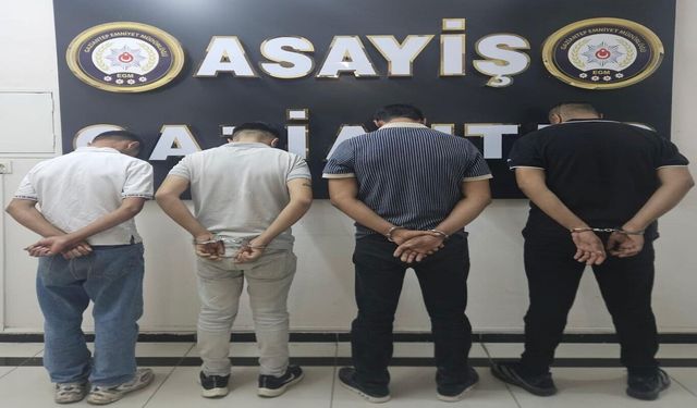 Gaziantep'te yağma olayına karışan 4 şüpheli yakalandı