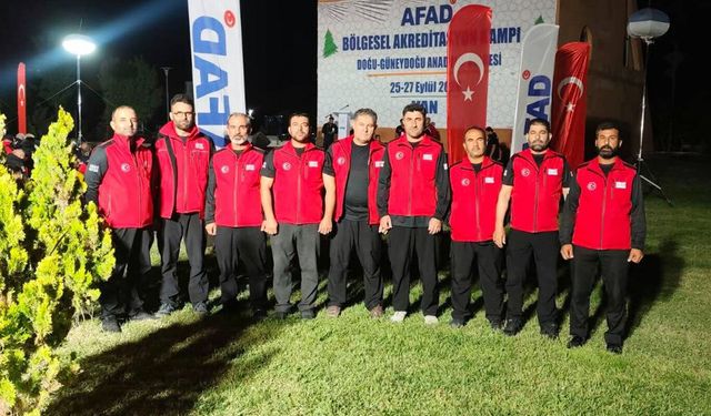 Şanlıurfa Umut Kervanı personeli AFAD'ın akreditasyon kampına katıldı
