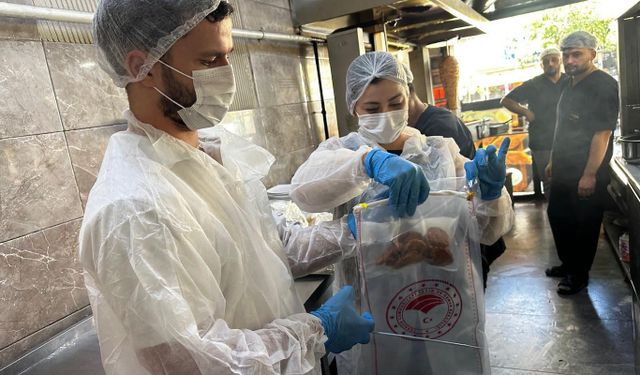 Şırnak'ta gıda denetimlerinde işletmelerden numune alındı