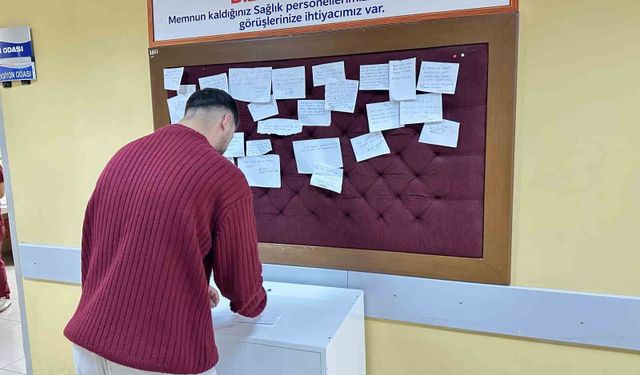 Midyat Devlet Hastanesinde 'Teşekkür Köşesi' hizmete girdi