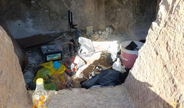 Define uğruna tarihi mezarı tahrip ettiler: 5 kişi suçüstü yakalandı