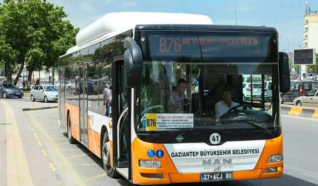 Gaziantep'te toplu taşıma ücretlerine zam yapıldı