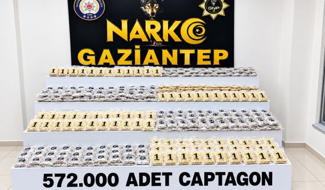 Gaziantep'te uyuşturucu operasyonları: 161 tutuklama