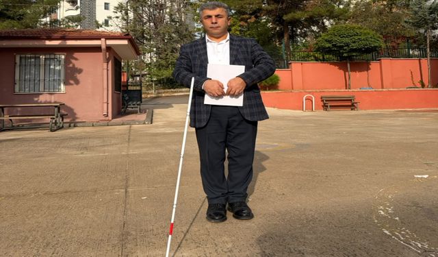 Görme engelliler için engelsiz yaşam çağrısı