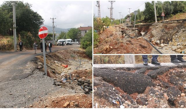 Diyarbakır'da 11 muhtarın başvurusuna rağmen çöken yol yapılmadı