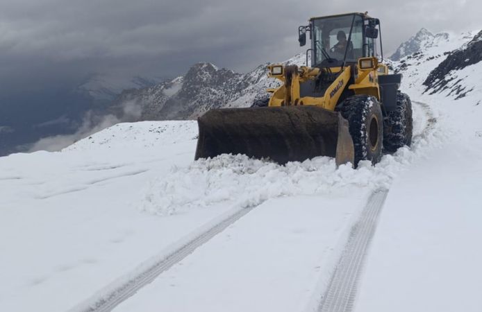 Şırnak'a yılın ilk karı düştü