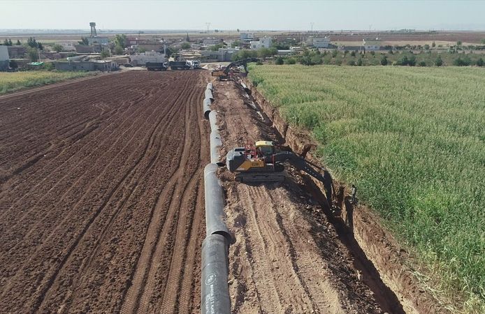 DSİ, Mardin 2. Kademe İçme Suyu İsale Hattı çalışmalarını sürdürüyor