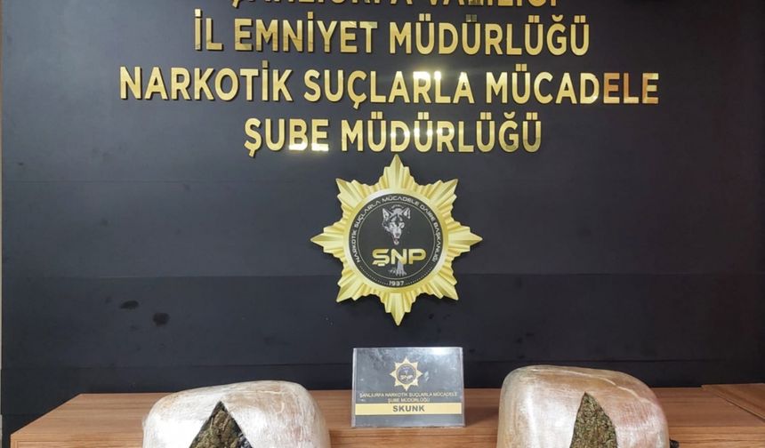 Şanlıurfa'da narkotik operasyonunda 2 şüpheli yakalandı