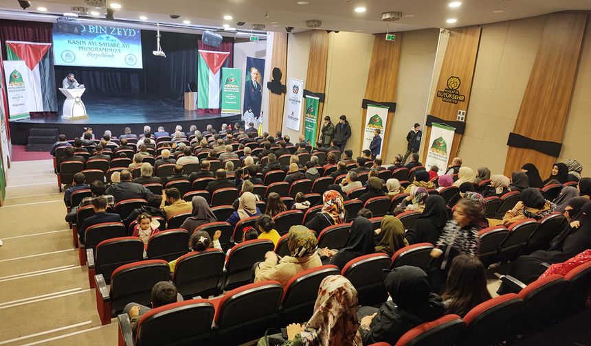 Yazar Yaman, Malatya'da Said Bin Zeyd'in örnek şahsiyetini anlattı