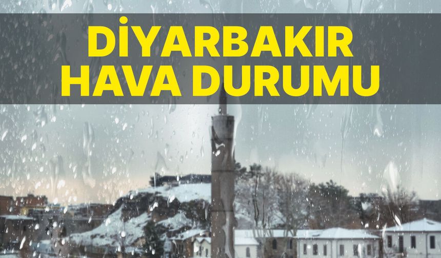 Diyarbakır'da hava sıcaklıkları düşüyor