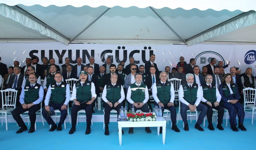 Diyarbakır'da "Silvan Sulama Tüneli Kazı Başlangıç Töreni" düzenlendi