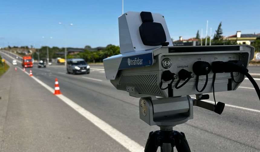 Yapay zekâ destekli mobil hız tespit sistemi devreye girdi