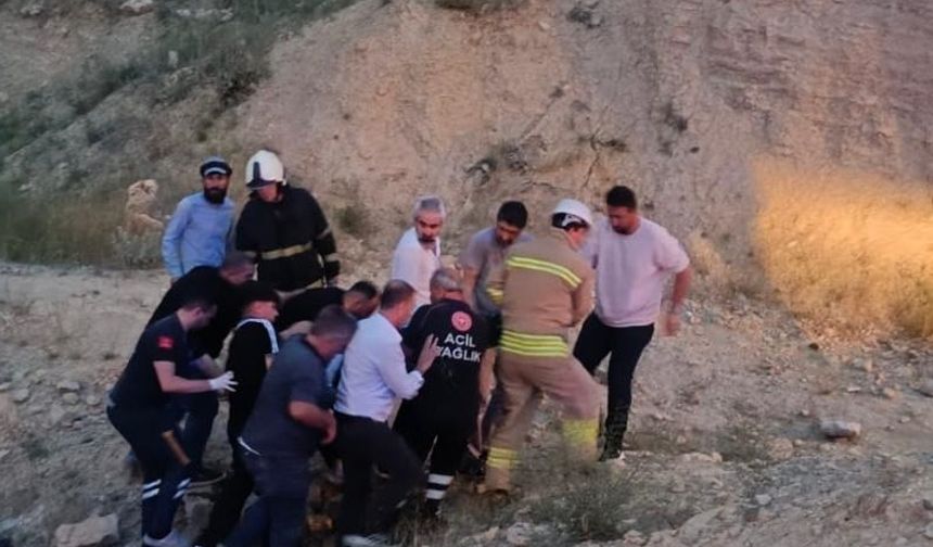 Mardin'de devrilen otomobilin sürücüsü yaralandı