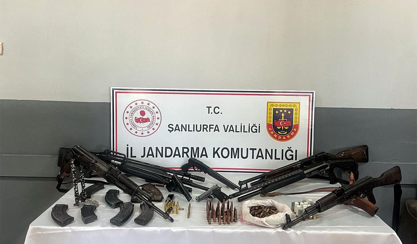 Şanlıurfa'da silah kaçakçılığı operasyonu: 7 gözaltı