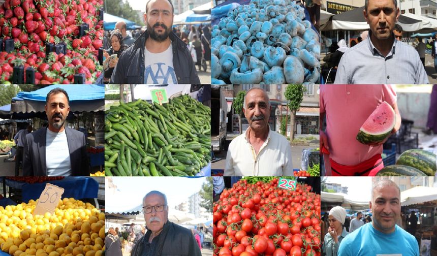 Diyarbakırlılar: Meyve mi alıyoruz cüzdan mı bırakıyoruz