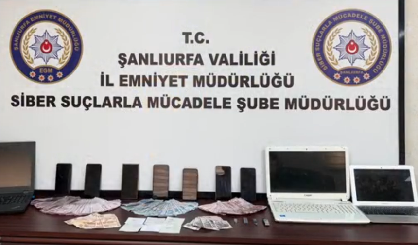 Şanlıurfa'da 4 şüpheli yakalanarak gözaltına alındı