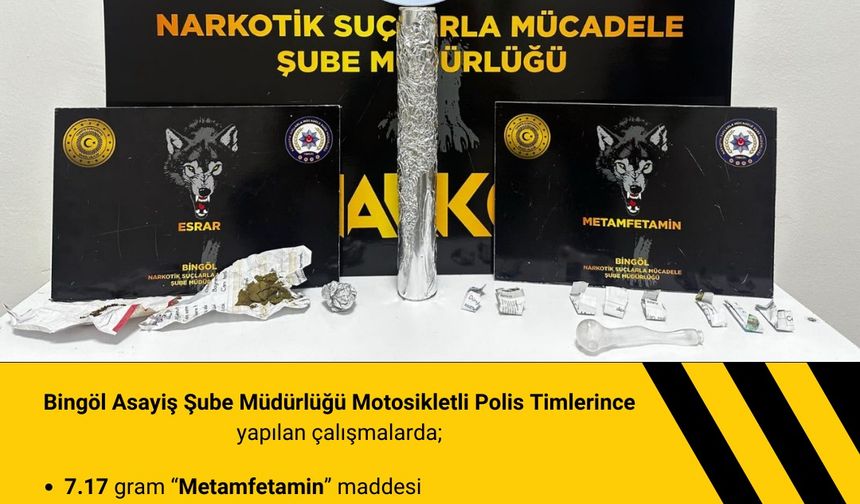Bingöl'de 5.78 gram "Kenevir Tohumu" ele geçirildi