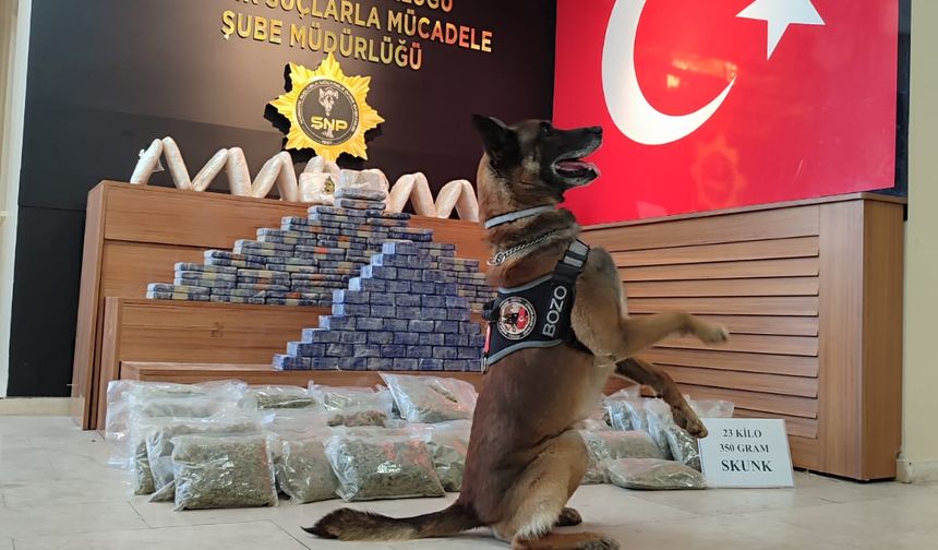 Şanlıurfa'da 400 gram eroin ele geçirildi