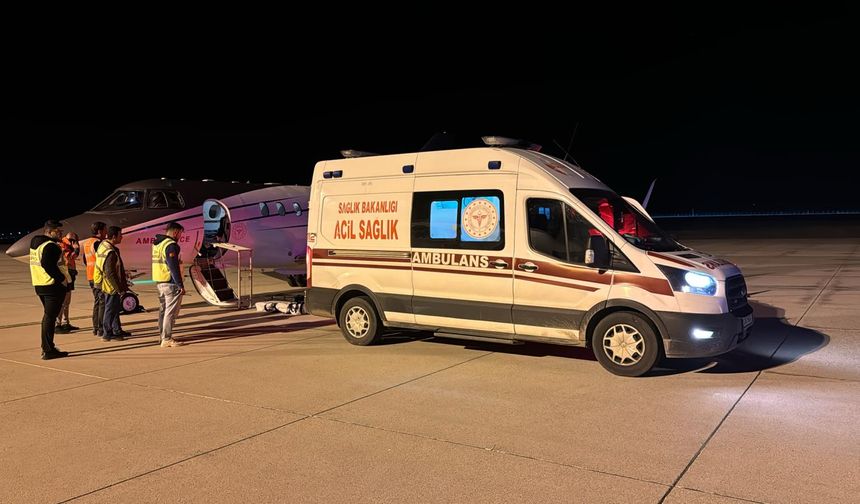 Ağrı’da genç hasta Ankara'ya sevk edildi