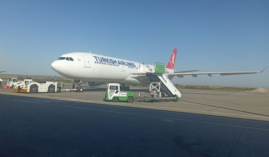 Şanlıurfa’dan kutsal topraklara ilk hac uçuşu gerçekleşti