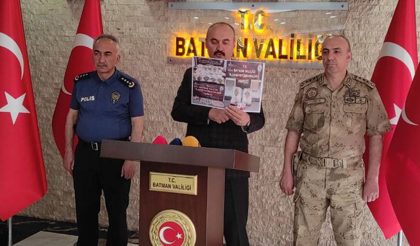 Vali Canalp: 4 ayda 100 tutuklama gerçekleştirildi