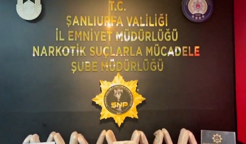 Tırda yapılan aramada 68,5 kilogram eroin ele geçirildi
