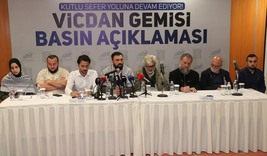 "Vicdan Gemisi" için basın toplantısı düzenlendi