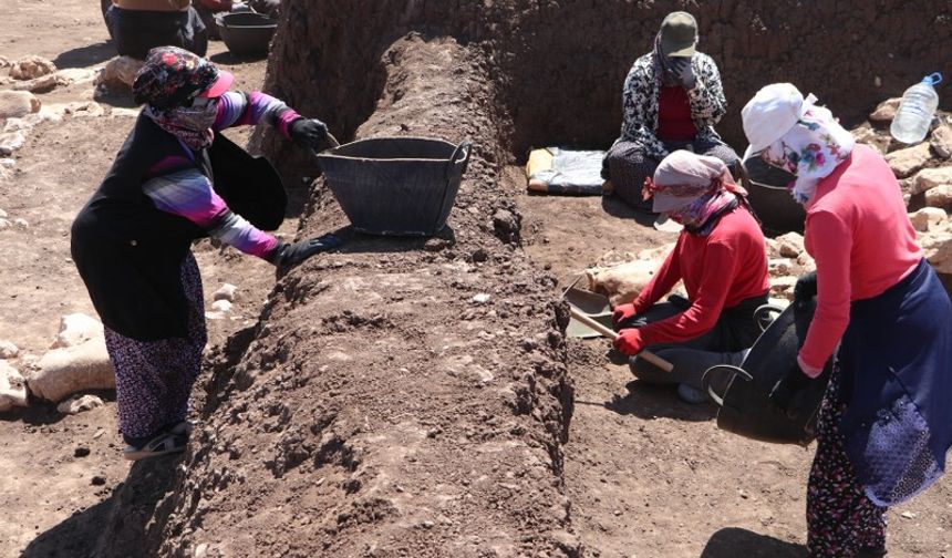 Diyarbakır Çayönü Tepesi'nin işçileri "tarih" kazıyor