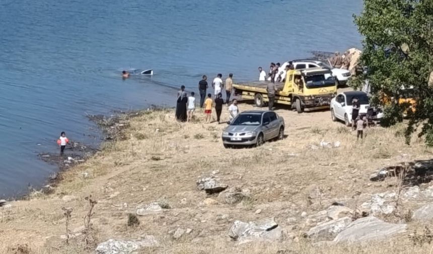 Diyarbakır’da sürücüsüz araç Dicle Barajı’na gömüldü