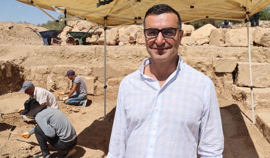 Dara Antik Kenti'nde yaklaşık 1500 yıllık mozaik bulundu