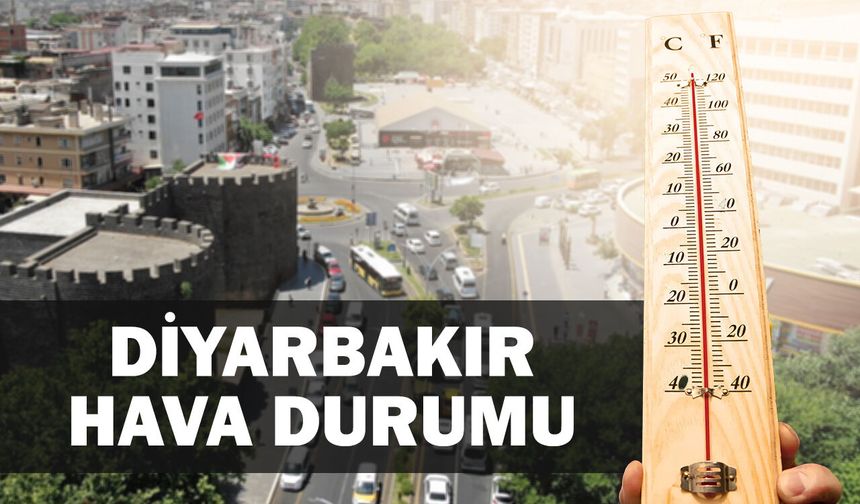 Diyarbakır'da sıcaklıklar yükseliyor, yağış etkisini sürdürüyor