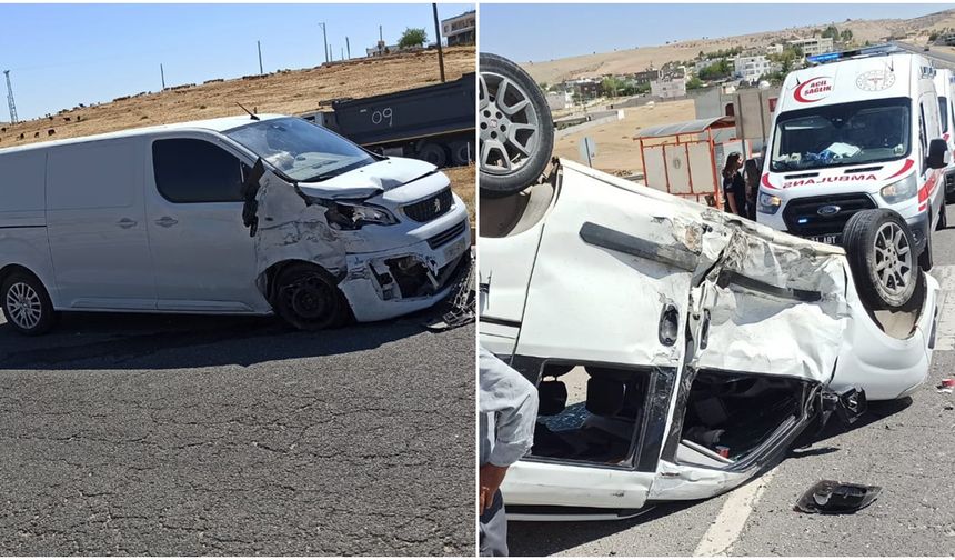 Diyarbakır'da trafik kazası: 4 kişi yaralandı
