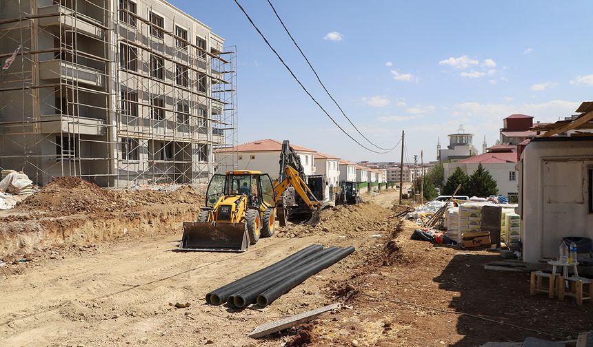 Ergani'de yeni kanalizasyon hattı tamamlandı