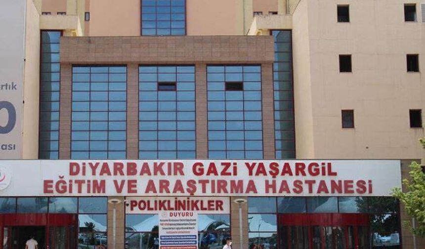 Diyarbakır'da hastanede silahlı panik: Hasta yakını rastgele ateş açtı
