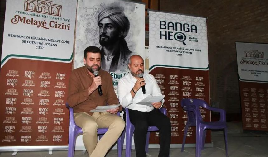 Melayê Cizîrî anma programı: Kırmızı Medrese avlusunda kaside ve şiir ziyafeti