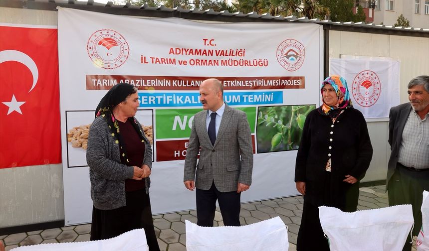 Adıyamanlı çiftçilere nohut tohumu desteği