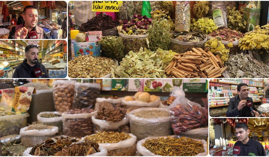 Diyarbakır'da kışın şifa arayanlar aktarlara koşuyor