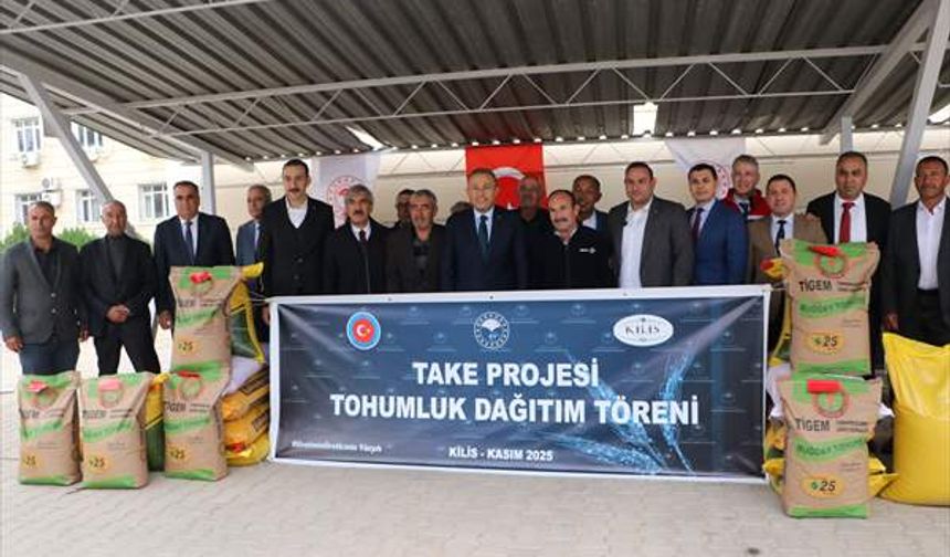 Çiftçilere 737 ton sertifikalı tohum dağıtıldı