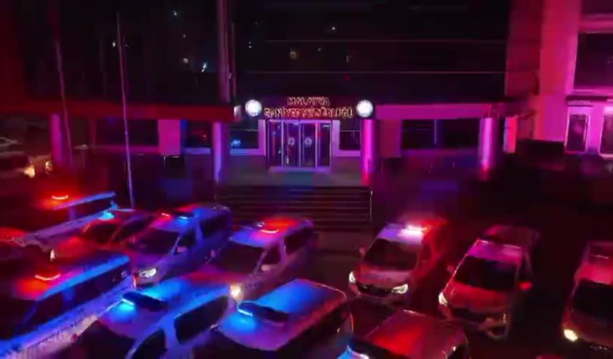 Malatya’da yağma, kumar ve tefecilik operasyonu: Onlarca şüpheli yakalandı