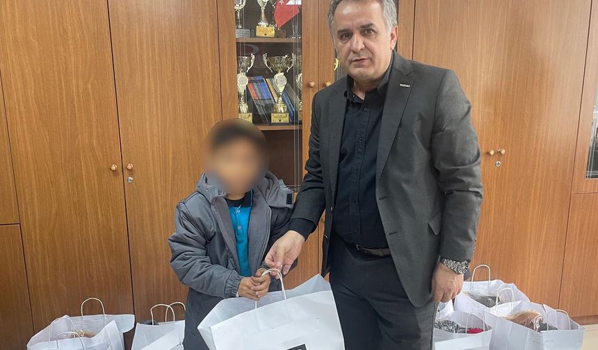 850 öğrenciye mont ve bot yardımı yapıldı