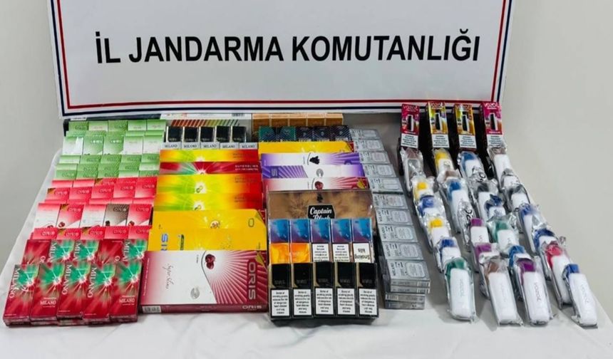 Adıyaman’da jandarmadan kaçak sigara operasyonu